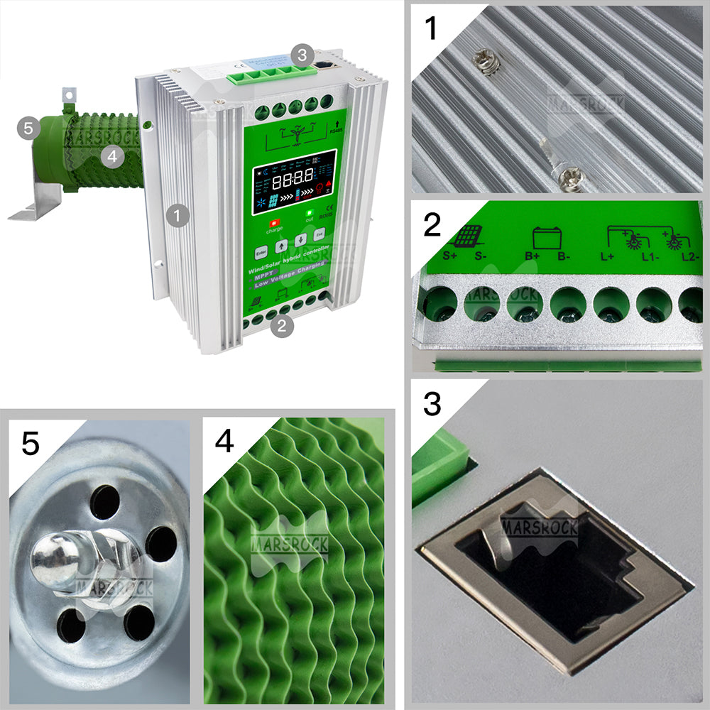 12V24V 300W Street Lamp Wind Turbine Complementary Controller